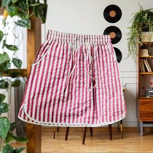 Urban Outfitters Mini Skirt Pink Stripe